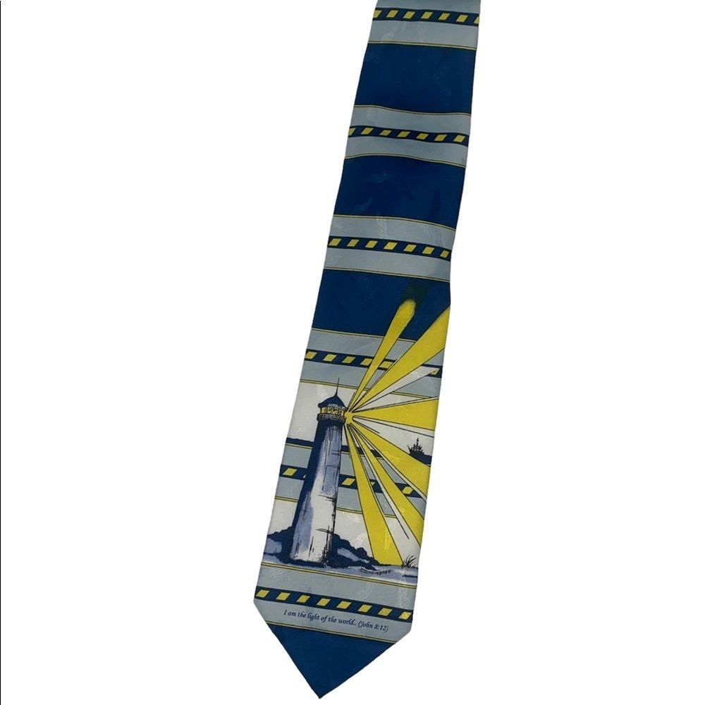 🆕 EAGLE WINGS Mens Lighthouse Tie